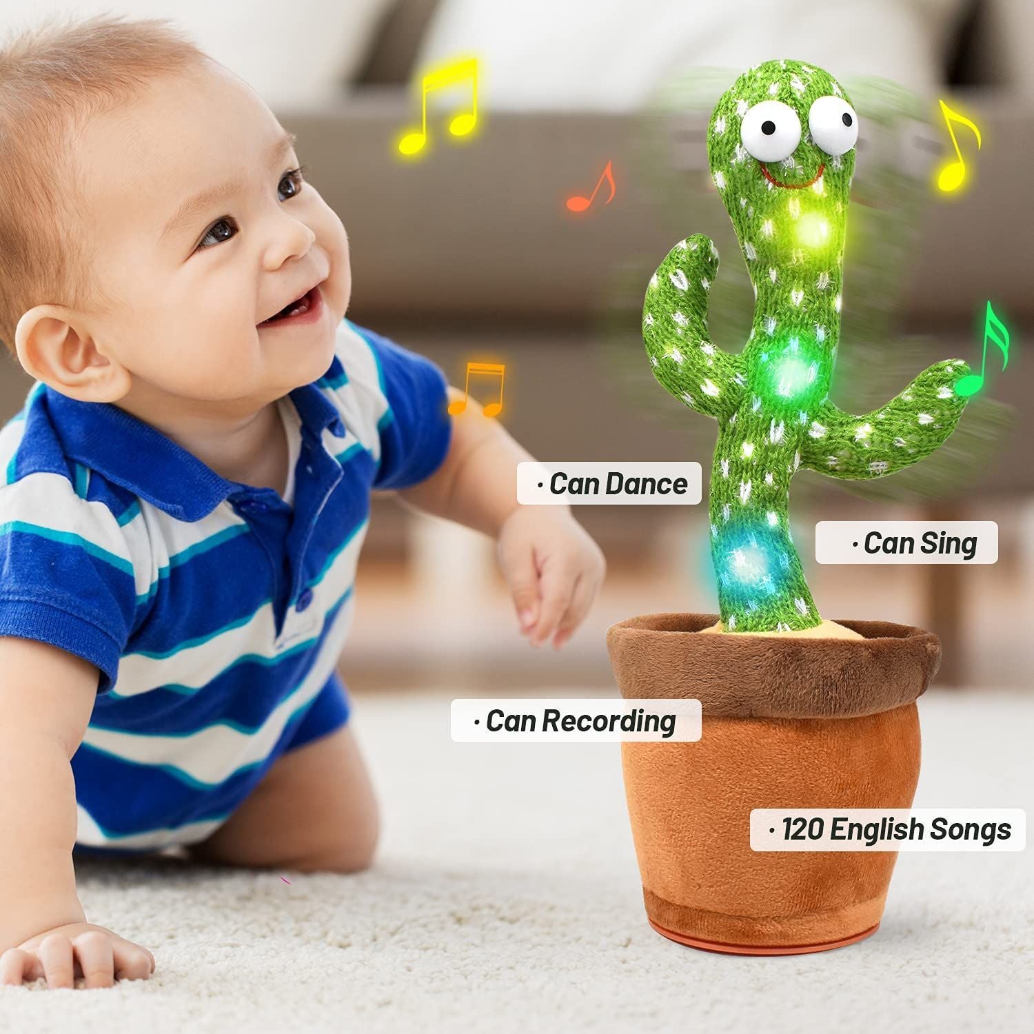 Dancing Cactus Toy Music And Sound For Kids - Oshi.pk - Buy & Sell Online