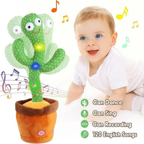 Dancing Cactus Toy Talking Baby Toys for Kids