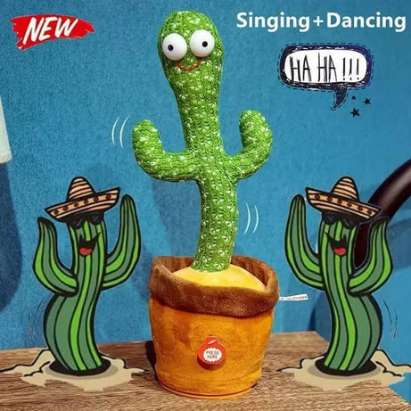 Dancing Cactus Toy with Recording - Plush Funny Electronic Shaking Cactus - Oshi.pk - Buy & Sell Online