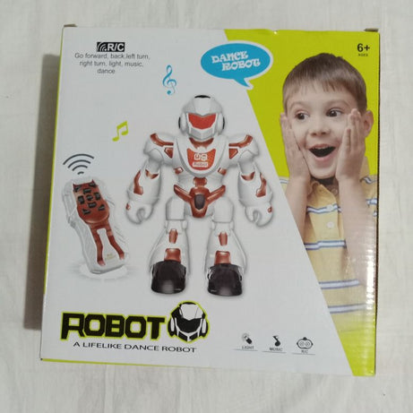 Dancing Robot -R/C - Dance, walk and Light - Red Warrior - Oshi.pk - Buy & Sell Online