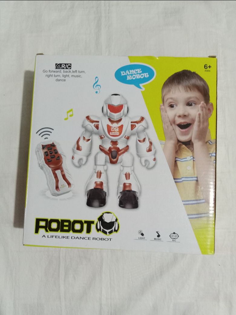 Dancing Robot -R/C - Dance, walk and Light - Red Warrior - Oshi.pk - Buy & Sell Online