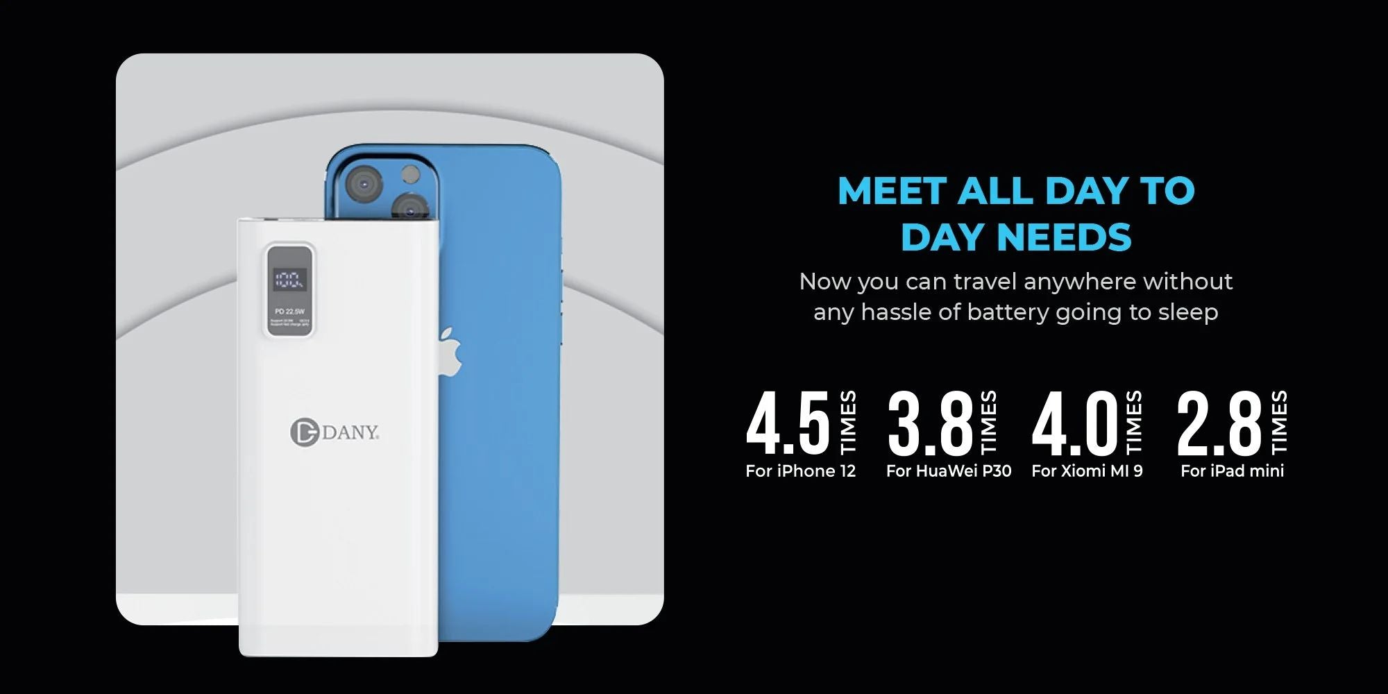 Dany Titan T-100 20000Mah Power Bank - Oshi.pk - Buy & Sell Online