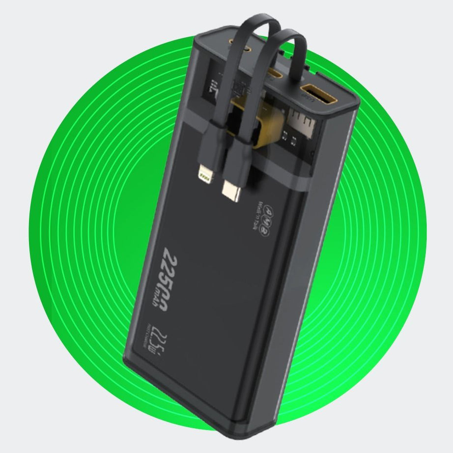 AMB Power Bank 22500mAh PD-166 (PD Fast Charge): High-Capacity Fast Charging Solution - Oshi.pk - Buy & Sell Online