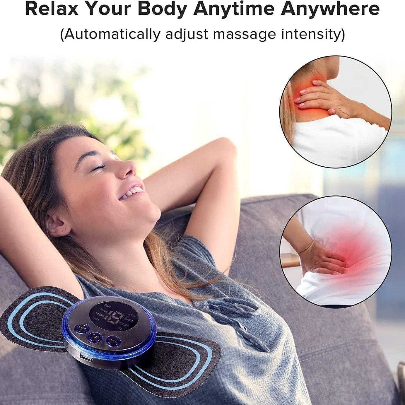 Deal Offer Buy 1 Get 1 Free Ems Foot Massager with Free Mini Neck Massager