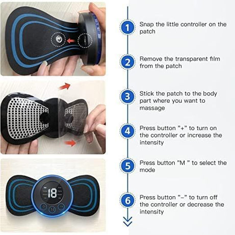 Deal Offer Buy 1 Get 1 Free Ems Foot Massager with Free Mini Neck Massager