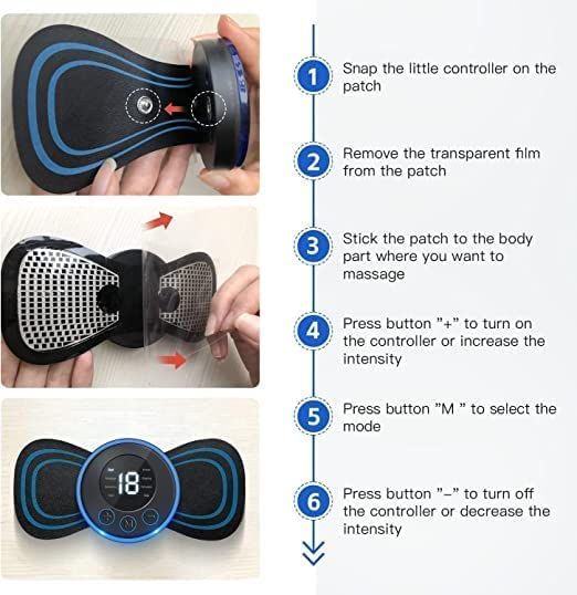 Deal Offer Buy 1 Get 1 Free Ems Foot Massager with Free Mini Neck Massager