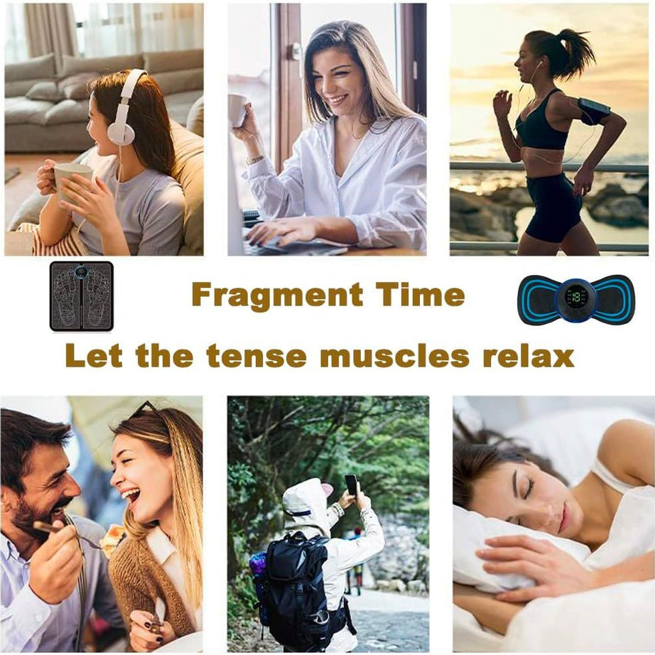 Deal Offer Buy 1 Get 1 Free Ems Foot Massager with Free Mini Neck Massager