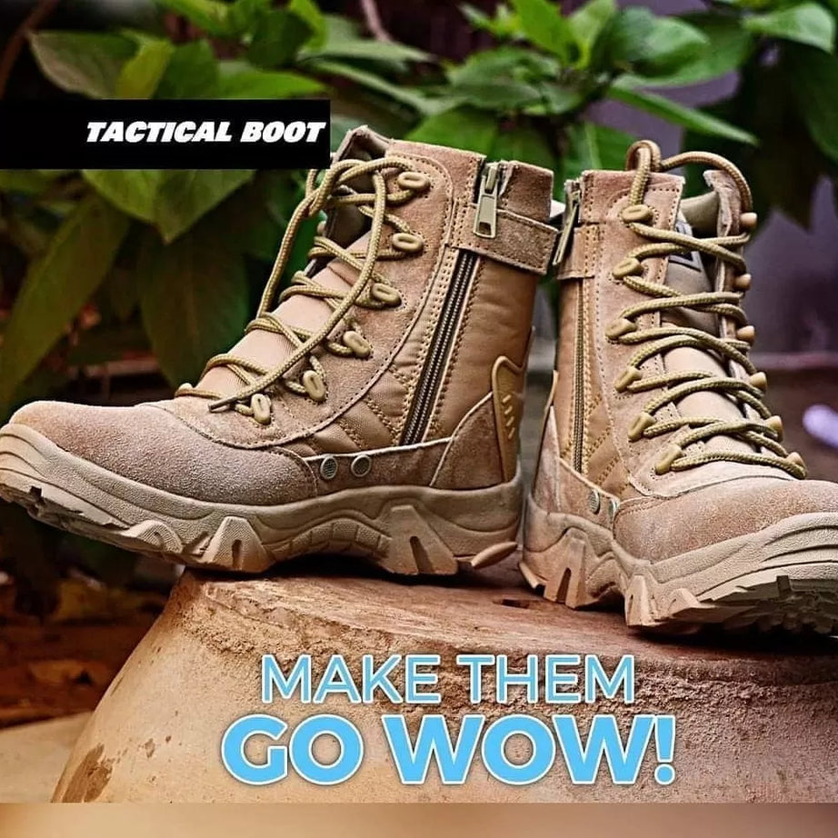 Delta Quality Hiking Duty Boots Side Zip For Men - Oshi.pk - Buy & Sell Online