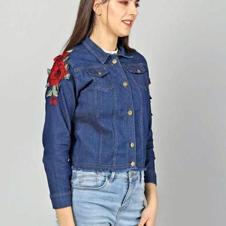 Denim Winter Warm Jacket for Women/Girls