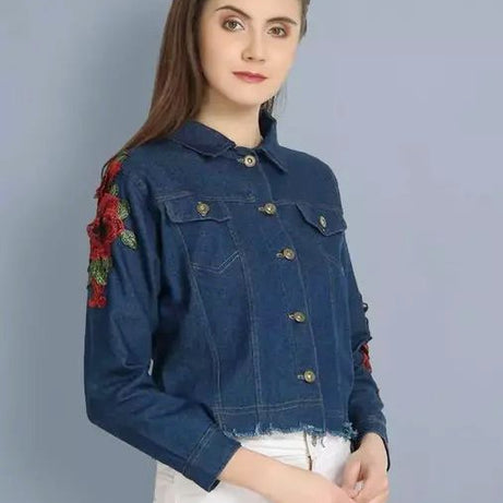 Denim Winter Warm Jacket for Women/Girls - Oshi.pk - Buy & Sell Online
