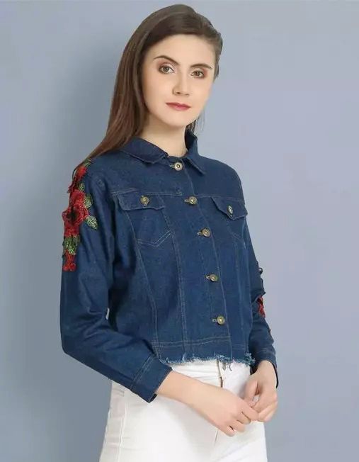 Denim Winter Warm Jacket for Women/Girls - Oshi.pk - Buy & Sell Online