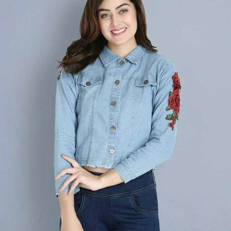 Denim Winter Warm Jacket for Women/Girls - Oshi.pk - Buy & Sell Online