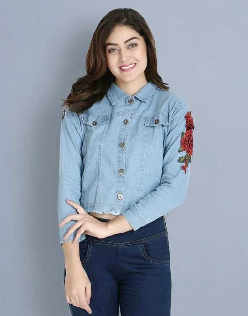 Denim Winter Warm Jacket for Women/Girls - Oshi.pk - Buy & Sell Online