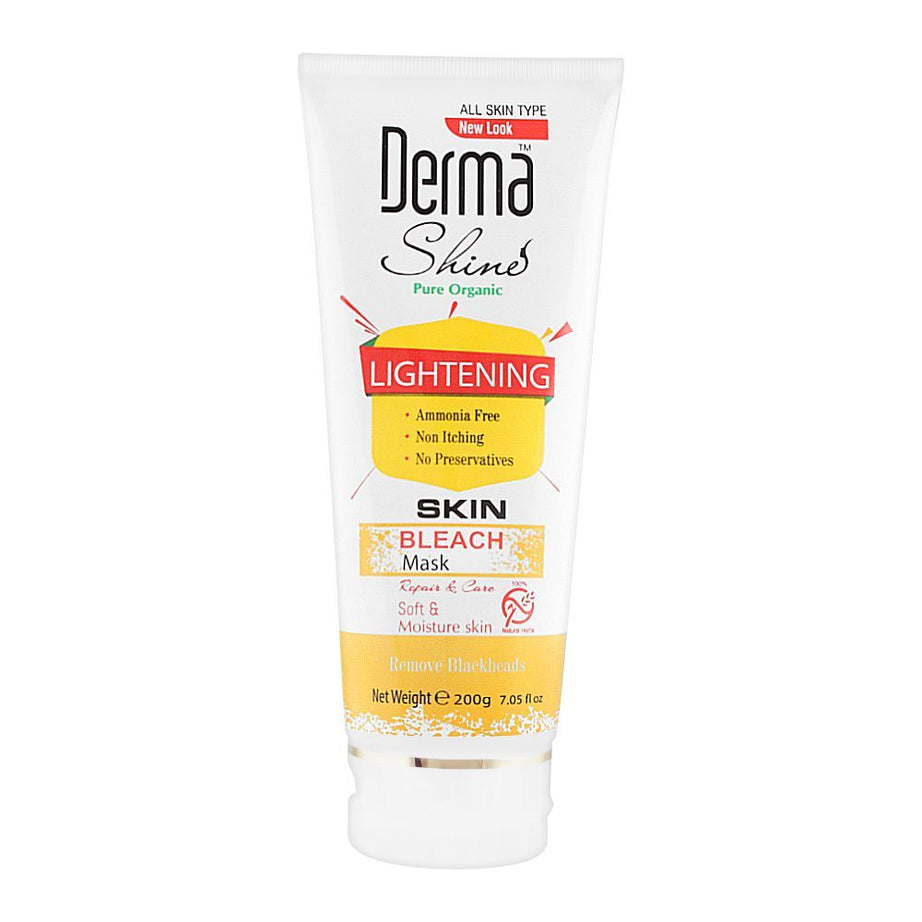 DERMA SHINE FACE BLEACH MASK FOR LIGHTNING