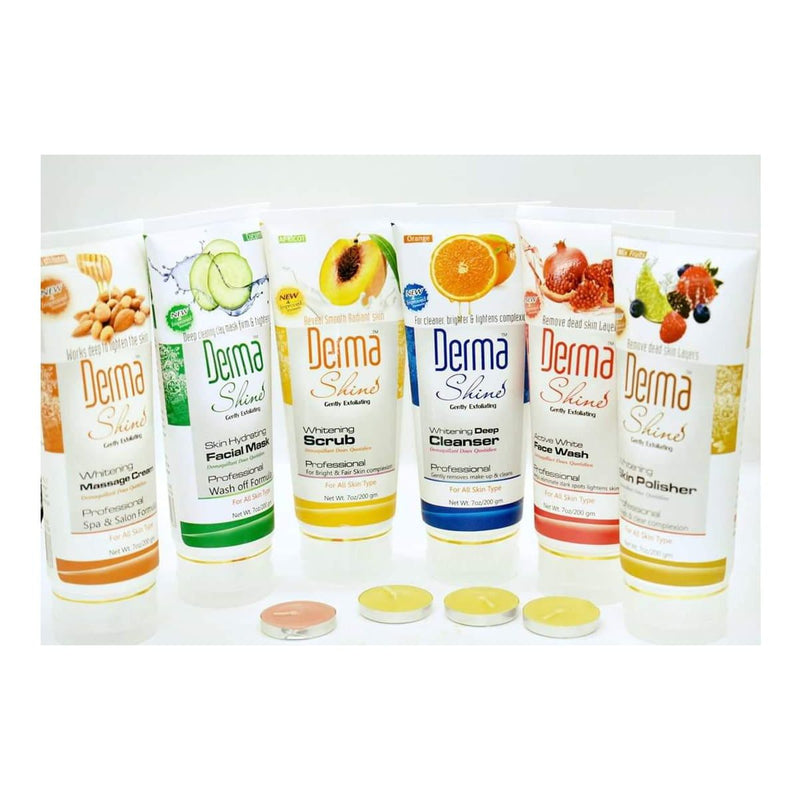 DERMA SHINE WHITENING FRUIT FACIAL KIT PACK OF 6 - Oshi.pk - Buy & Sell Online