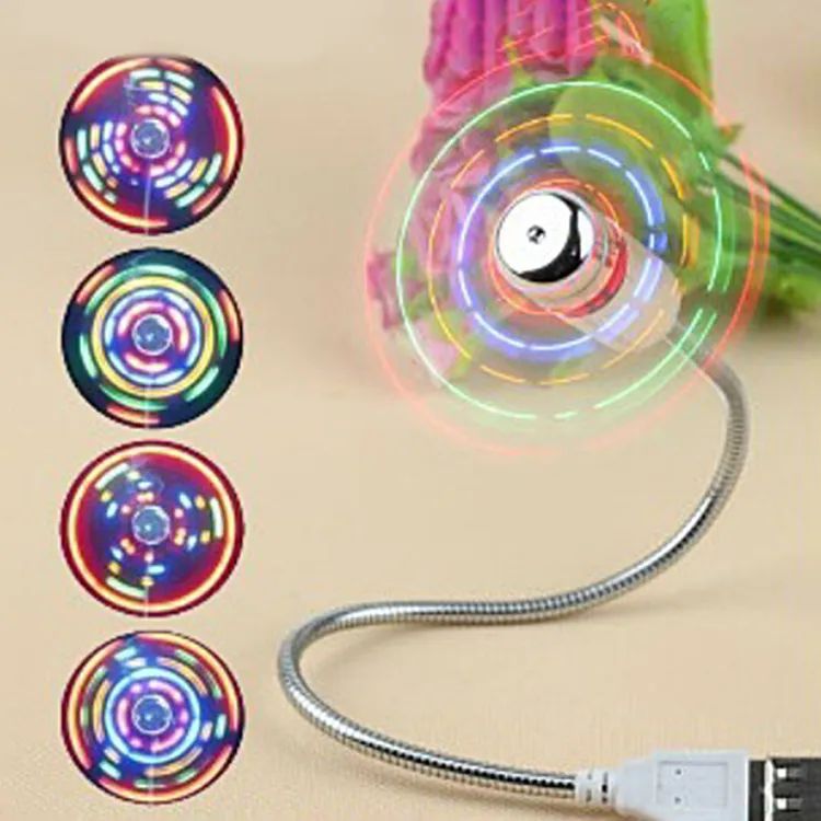 Desktop Fan Flexible Degree Adjustment Luminous Pocket Fan - Oshi.pk - Buy & Sell Online