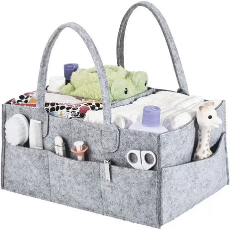 Diaper Caddy Organizer, Baby Diaper Caddy, Nursery Storage Basket Bin and Car for Diapers and Baby Wipes, Nappy Bags for Mom, Toys Storage for Child - Oshi.pk - Buy & Sell Online