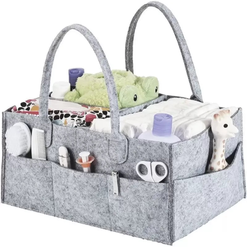Diaper Caddy Organizer, Baby Diaper Caddy, Nursery Storage Basket Bin and Car for Diapers and Baby Wipes, Nappy Bags for Mom, Toys Storage for Child - Oshi.pk - Buy & Sell Online