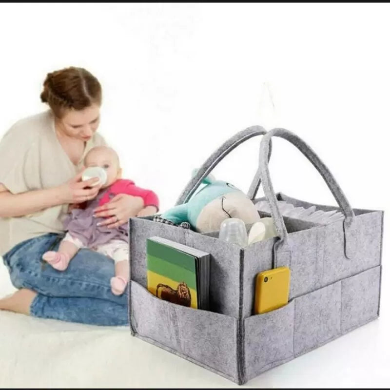 Diaper Caddy Organizer, Baby Diaper Caddy, Nursery Storage Basket Bin and Car for Diapers and Baby Wipes, Nappy Bags for Mom, Toys Storage for Child - Oshi.pk - Buy & Sell Online