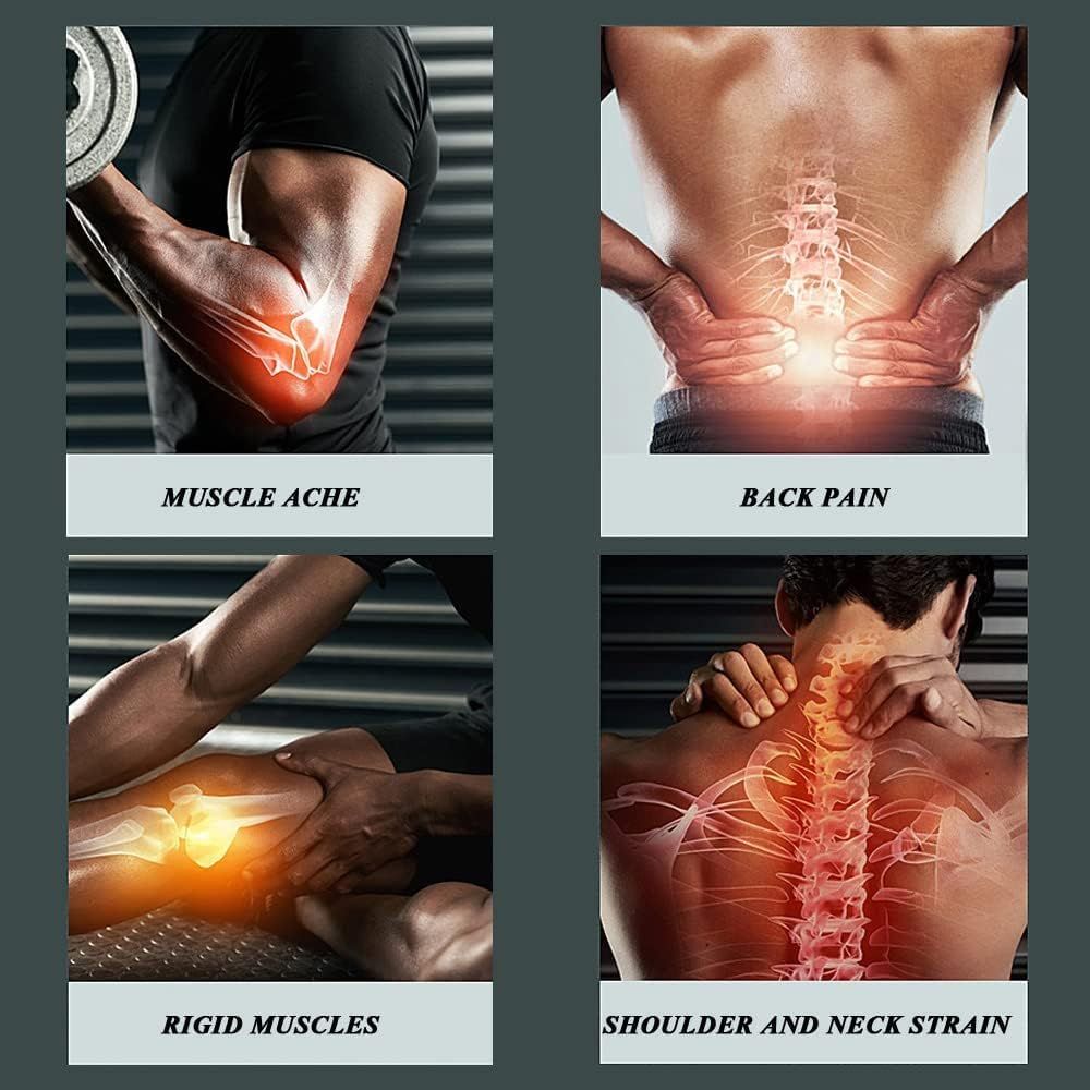 Digital Massage Gun for Muscle and Deep Tissue Portable Massager with 4 Massage Heads, Rechargeable Electric Body Massager for Any Pain Relief - Oshi.pk - Buy & Sell Online