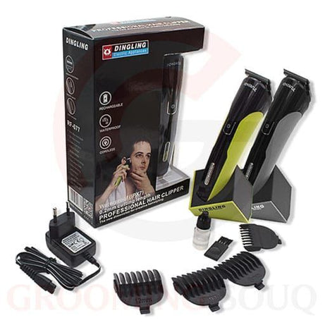 Dingling Rechargeable Professional Waterproof RF-677 Cordless Hair Clipper - Oshi.pk - Buy & Sell Online