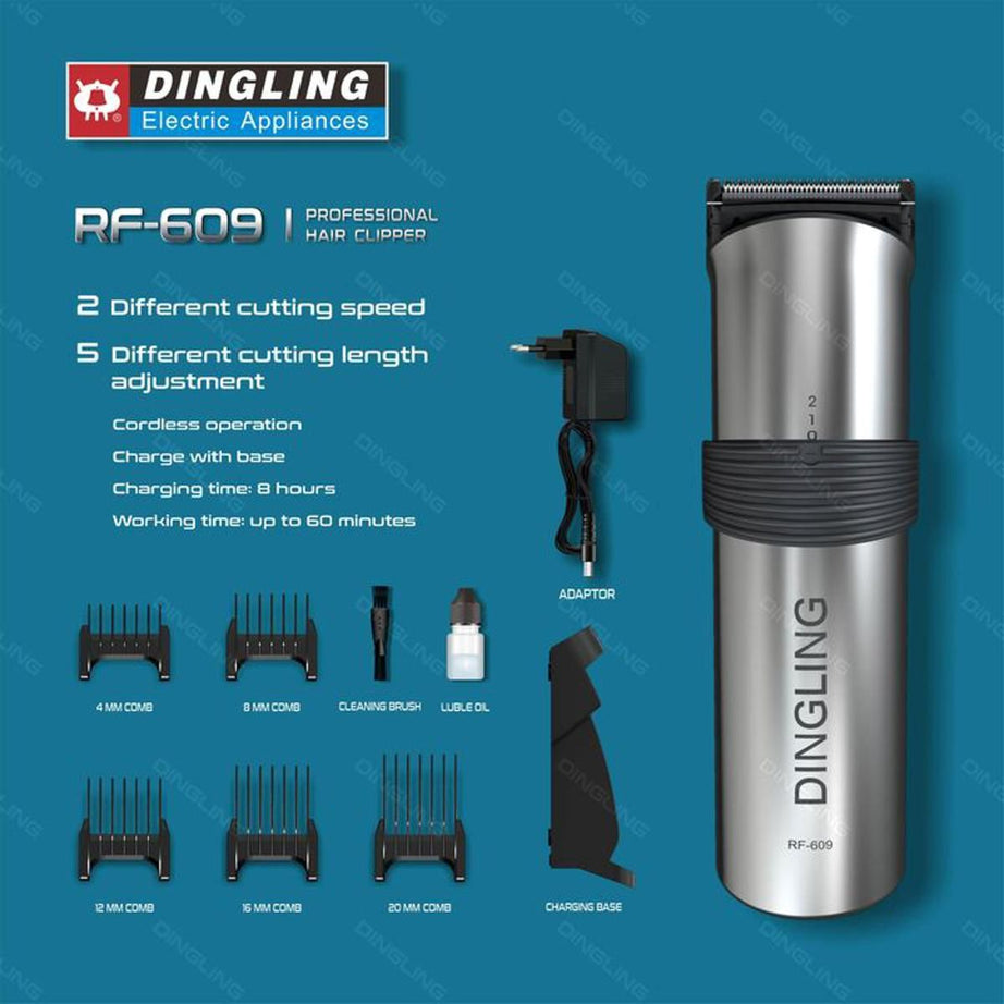 Dingling RF 609 Rechargeable Beard And Hair Trimmer - Oshi.pk - Buy & Sell Online