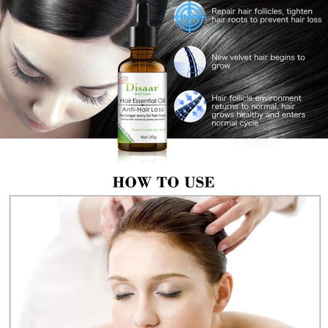 DISAAR Hair Growth Essential Oil Anti Hair Loss Treatment 30ml DS325-1 - Oshi.pk - Buy & Sell Online