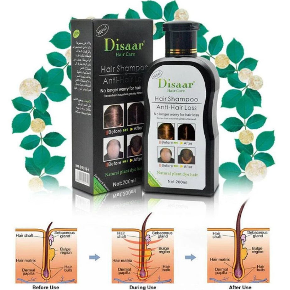 DISAAR Hair Shampoo Anti-Hair Loss Hair Growth treatment for Men & Women- Shampoo 200ml DS319-1 - Oshi.pk - Buy & Sell Online