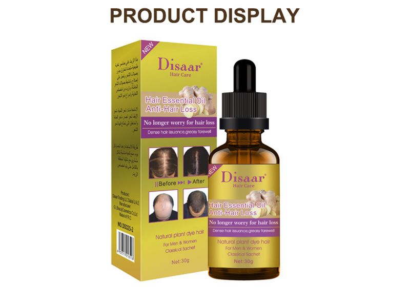 Disaar Natural Ginger Hair Care For Men And Women Hair Loss Powerful Hair Growth 30ML DS325-2 - Oshi.pk - Buy & Sell Online