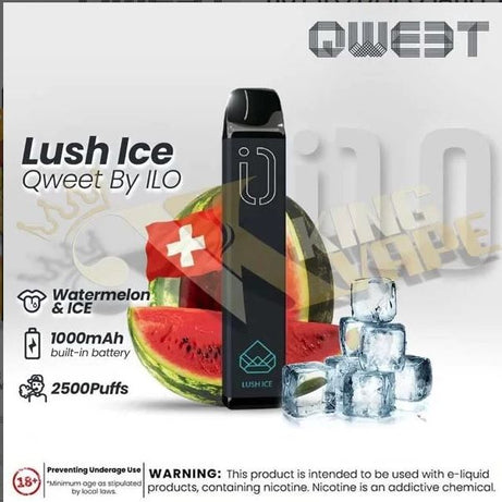 DISPOSABLE BY QWEET LUSH ICE  2500 PUFFS 5% NIC STRENGTH - Oshi.pk - Buy & Sell Online