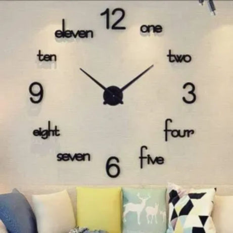 DIY 3D Wall Clock Modern Designed - Oshi.pk - Buy & Sell Online