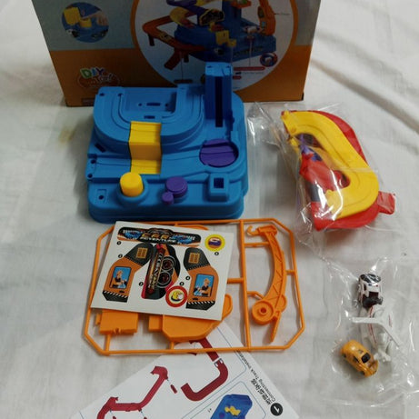 DIY Adventure Playset - with Mini cars n helicopter - Mechanical toy - Oshi.pk - Buy & Sell Online
