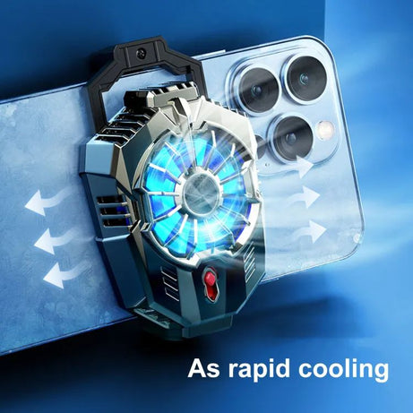 DL05 Mobile Phone Radiator Digital Display Portable Back Clip Phone Cooling Fan Cooler for Smartphone - Oshi.pk - Buy & Sell Online