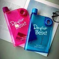 Do Your Best Notebook Ultra Slim 350ML Water Bottle - Oshi.pk - Buy & Sell Online