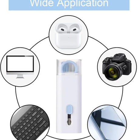 7 in 1 Computer Keyboard Cleaner Brush Kit Earphone Cleaning Pen For Headset Keyboard Cleaning Tools Cleaner Keycap Puller Kit Portable Multifunctiona - Oshi.pk - Buy & Sell Online