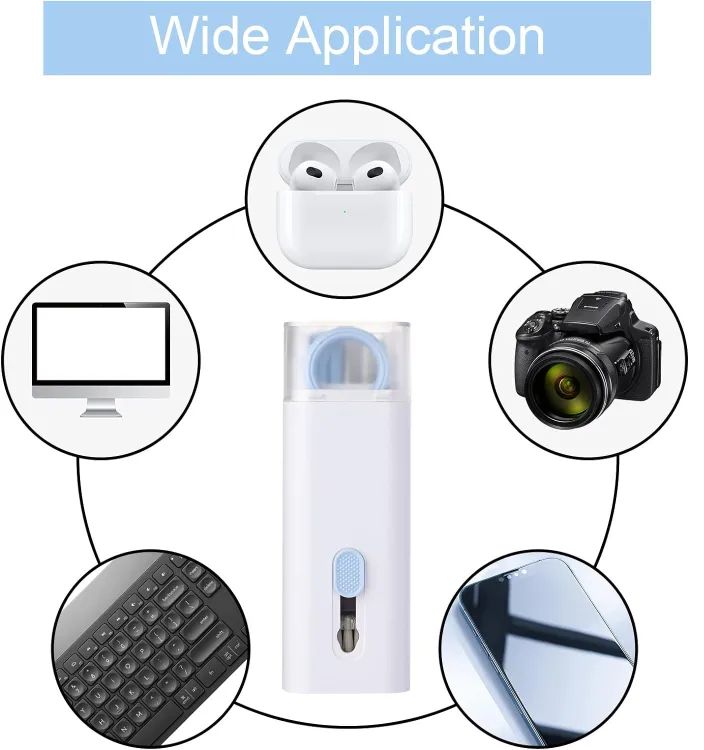 7 in 1 Computer Keyboard Cleaner Brush Kit Earphone Cleaning Pen For Headset Keyboard Cleaning Tools Cleaner Keycap Puller Kit Portable Multifunctiona - Oshi.pk - Buy & Sell Online