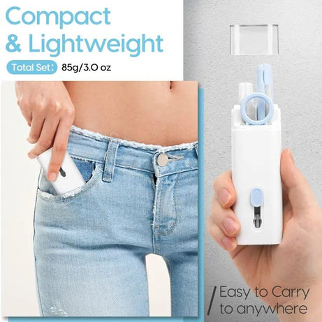 7 in 1 Computer Keyboard Cleaner Brush Kit Earphone Cleaning Pen For Headset Keyboard Cleaning Tools Cleaner Keycap Puller Kit Portable Multifunctiona - Oshi.pk - Buy & Sell Online