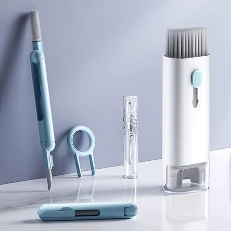 7 in 1 Computer Keyboard Cleaner Brush Kit Earphone Cleaning Pen For Headset Keyboard Cleaning Tools Cleaner Keycap Puller Kit Portable Multifunctiona - Oshi.pk - Buy & Sell Online