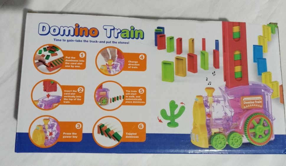 Domino Train- Mechanical Auto arrange tiles - Oshi.pk - Buy & Sell Online