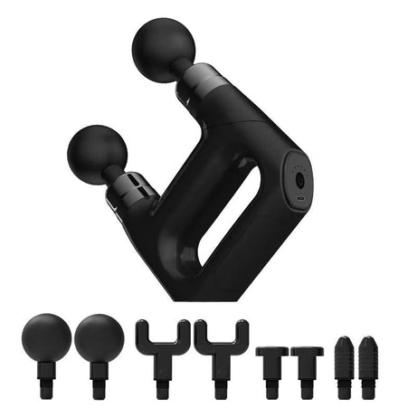 Double heads Massage Pro deep tissue vibration hand held muscle massager physio booster gun massage gun full body pain relief - Oshi.pk - Buy & Sell Online