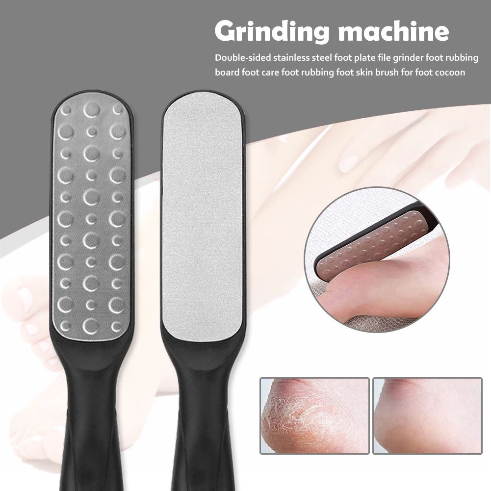 Double Sided Foot File Dead Skin Callus Remover Stainless Steel Pedicure Foot Rasp File Cuticle Fle for Legs Care Feet Footholds - Oshi.pk - Buy & Sell Online