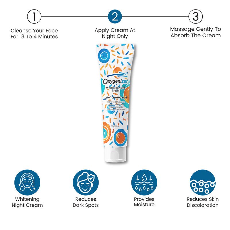 ORIGINAL DR ROMIA OXIGINZER WHITENING NIGHT CREAM 30GM - Oshi.pk - Buy & Sell Online