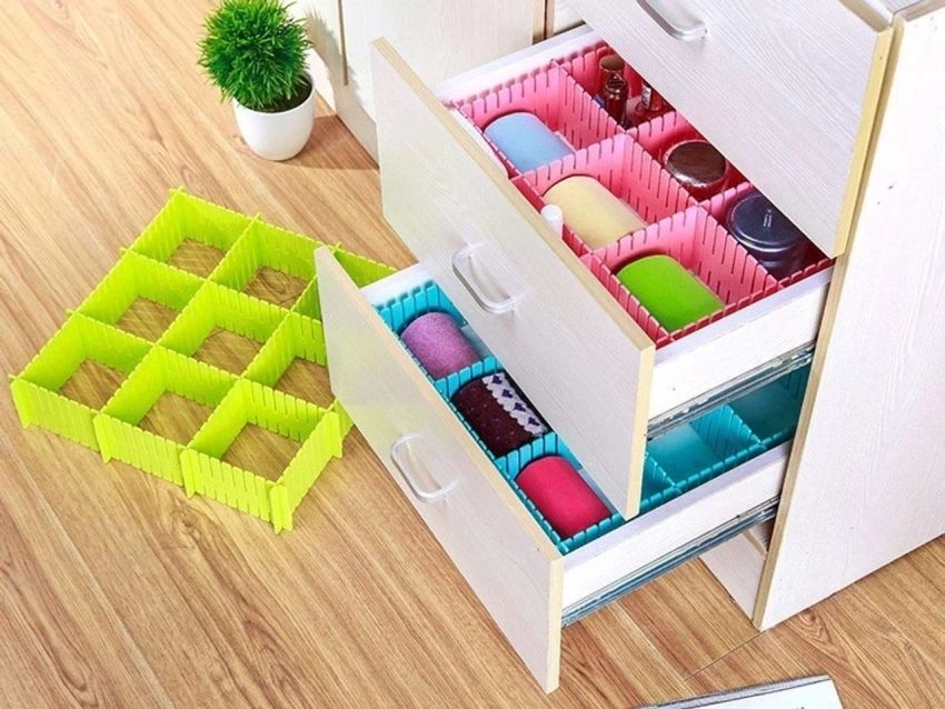Drawer Organizer Partition 4 Pcs Seprator - Oshi.pk - Buy & Sell Online
