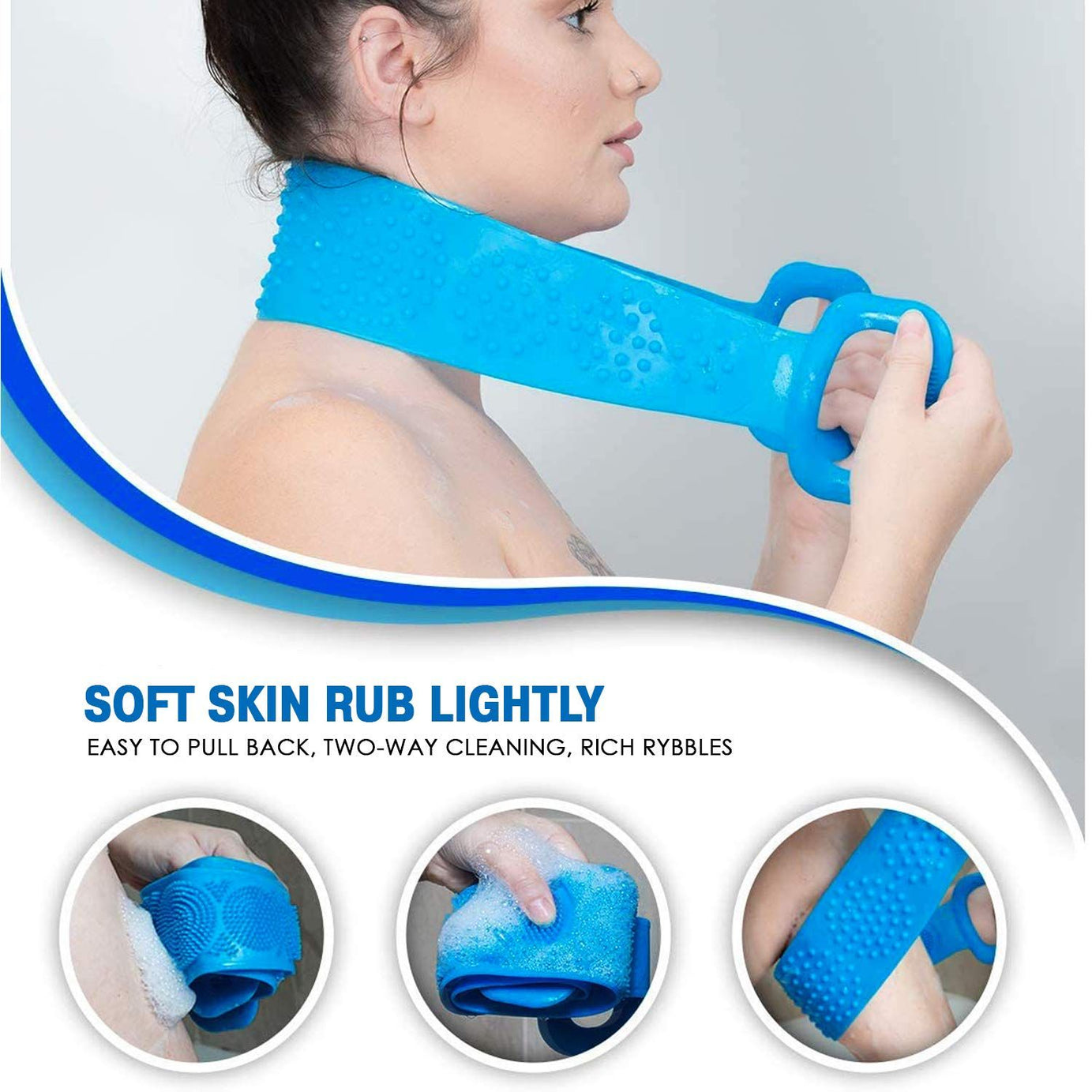 Dual Side Back Scrubber - Back Scrubber & Massager All-In-One - Oshi.pk - Buy & Sell Online