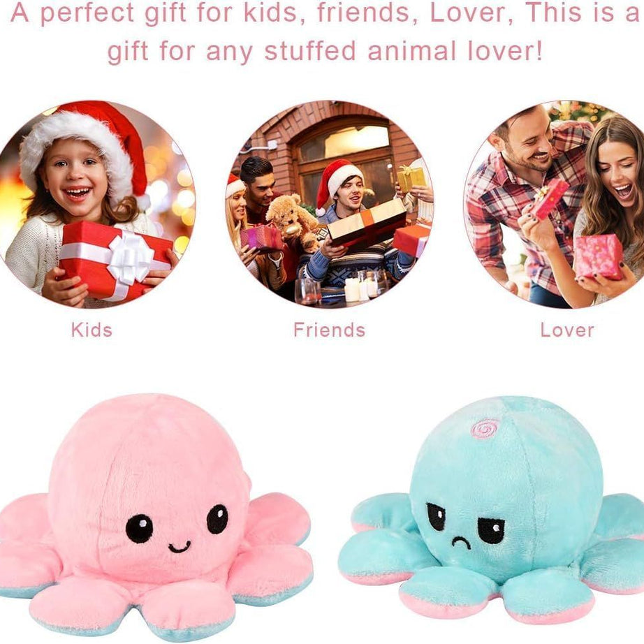 Reversible Octopus Cute Plush Soft Animal Stuffed Toys For Boys & Girls - Oshi.pk - Buy & Sell Online
