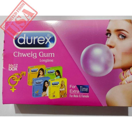 Durex Timing bubble gum Chewing Gum For Men - Pack of 4 - Oshi.pk - Buy & Sell Online