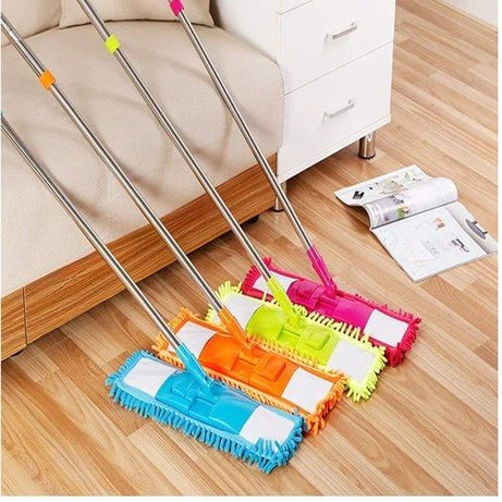 Multicolor Floor Cleaning Mop With Steel Rod Long Handle - Oshi.pk - Buy & Sell Online