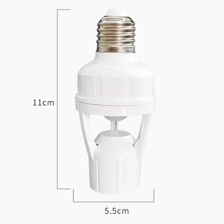 E27 Infrared Human Body Sensor Lamp Holder Led Bulb Lamp Holder Infrared Sensor Household Screw For Home Smart Life - Oshi.pk - Buy & Sell Online