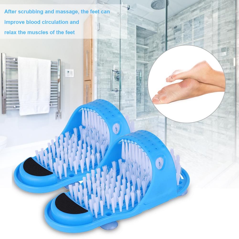 Easy Feet Cleaner & Massager Feet Cleaner Foot Scrubber Feet Shower Foot Massager Slipper Cleaning Brush Pedicure Brush And Foot Filer - Oshi.pk - Buy & Sell Online