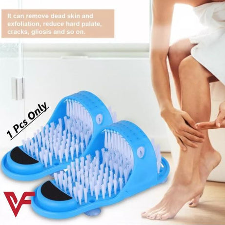 Easy Feet Cleaner & Massager Feet Cleaner Foot Scrubber Feet Shower Foot Massager Slipper Cleaning Brush Pedicure Brush And Foot Filer - Oshi.pk - Buy & Sell Online